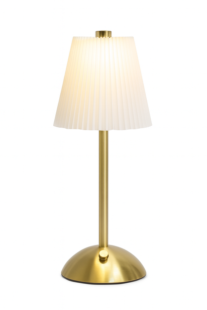 Lampe de Chevet avec abat-jour plissé