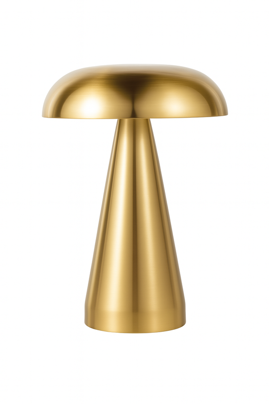 Lampe de Chevet à structure conique et abat-jour arrondi