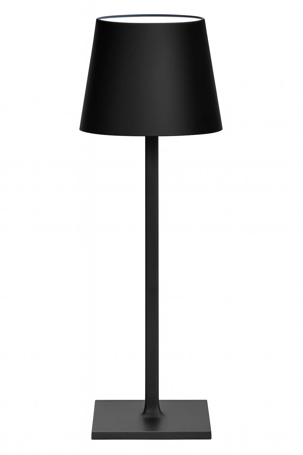 Lampe de Chevet à pied droit et abat-jour conique