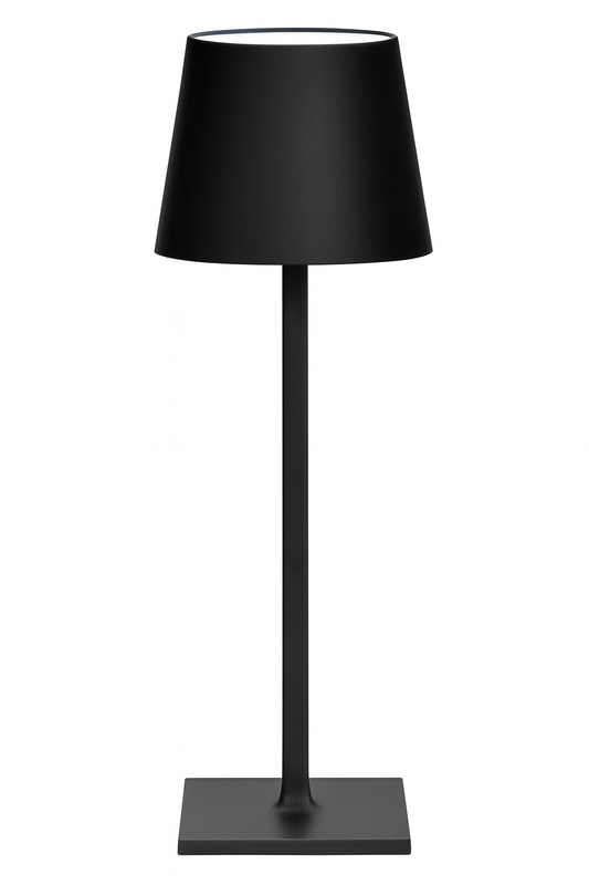 Lampe de Chevet à pied droit et abat-jour conique