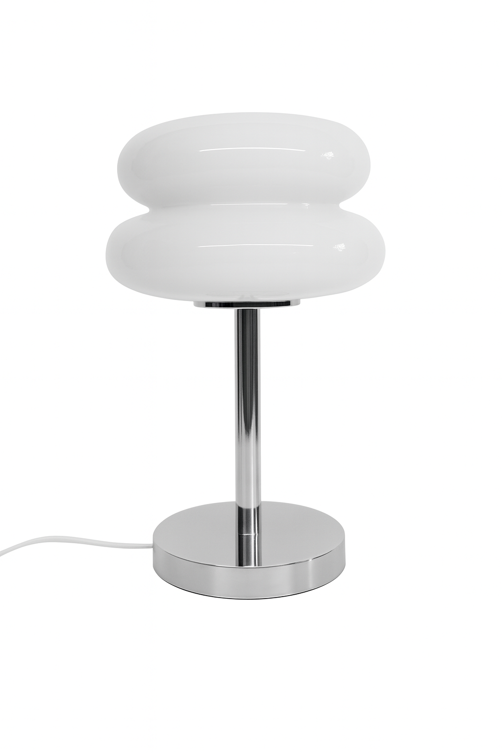 Lampe de Chevet avec diffuseur ovale et pied cylindrique